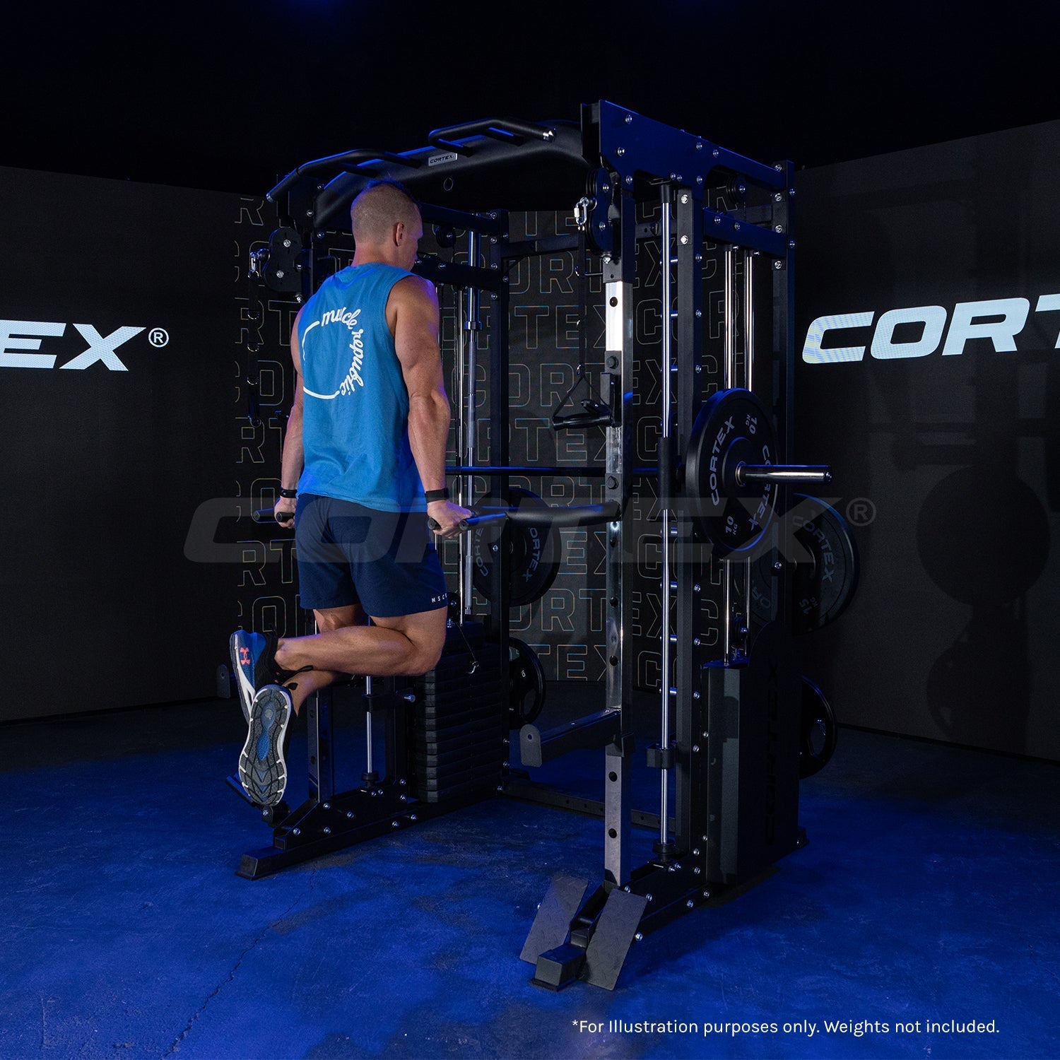 CORTEX SM25 Multi Gym (Dual Stack Functional Trainer, Smith Machine, Half Rack) Cortex