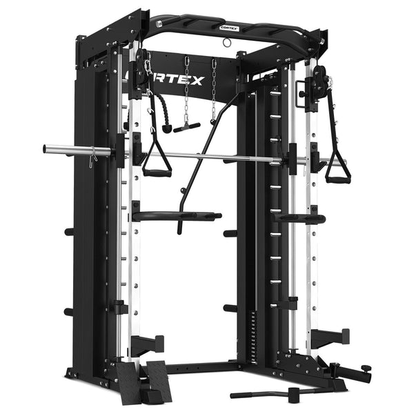 CORTEX SM26 Multi Gym with 100kg Olympic Tri-Grip Weight, Bar and Bench Set Cortex
