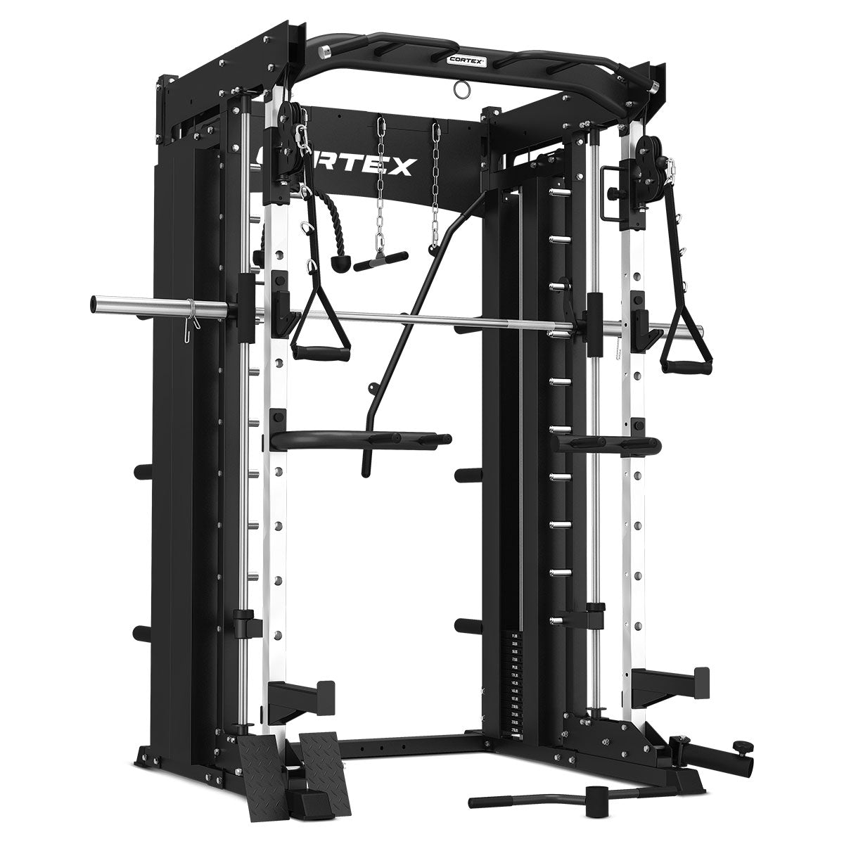 CORTEX SM26 Multi Gym with 130kg Olympic Bumper Weight, Bar and Bench Set