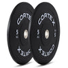 CORTEX Black Series V3 Rubber Olympic Bumper Plate 50mm 5kg (2 Pack)