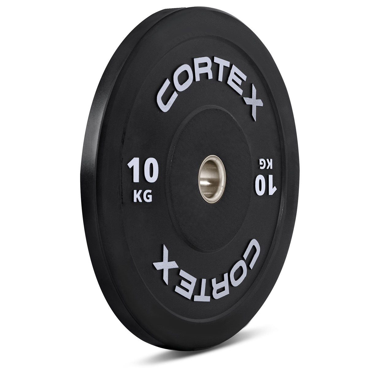 CORTEX Black Series V3 Rubber Olympic Bumper Plate 50mm 10kg (2 Pack) Awezingly