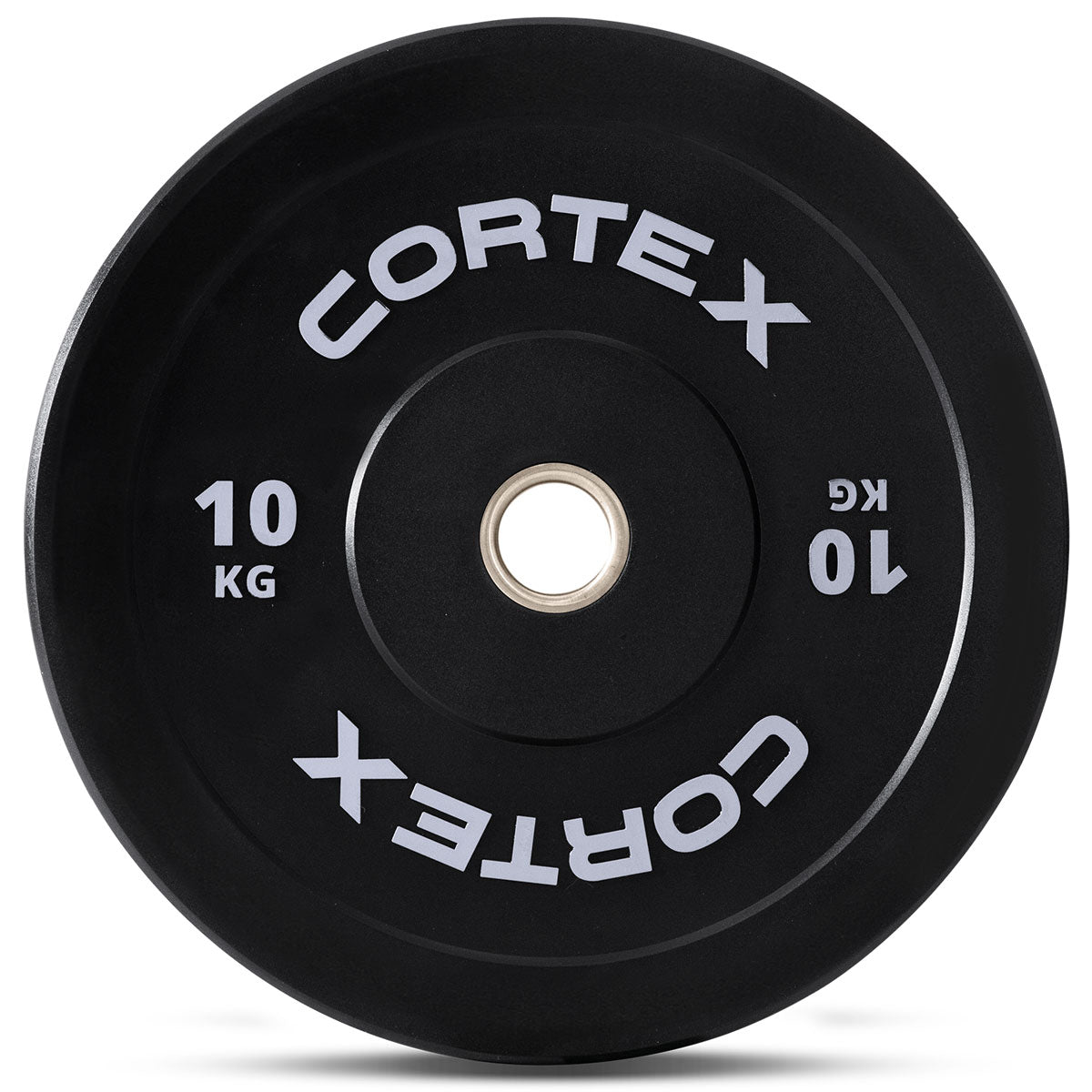 CORTEX Black Series V3 Rubber Olympic Bumper Plate 50mm 10kg (2 Pack) Awezingly