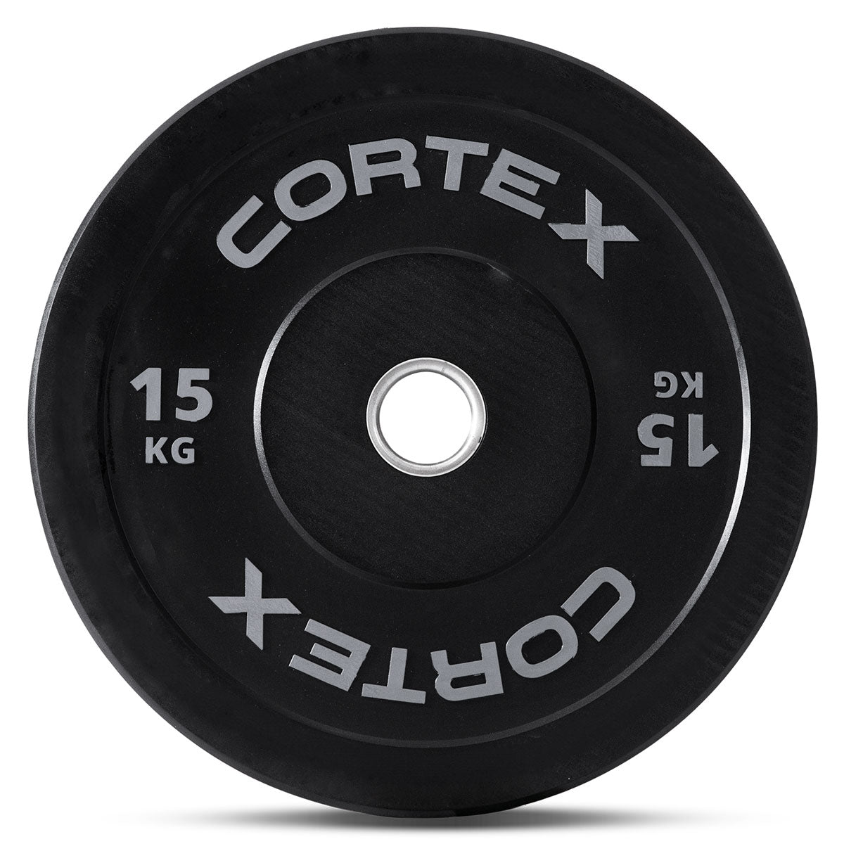 CORTEX Black Series V3 Rubber Olympic Bumper Plate 50mm 15kg (2 Pack) Awezingly