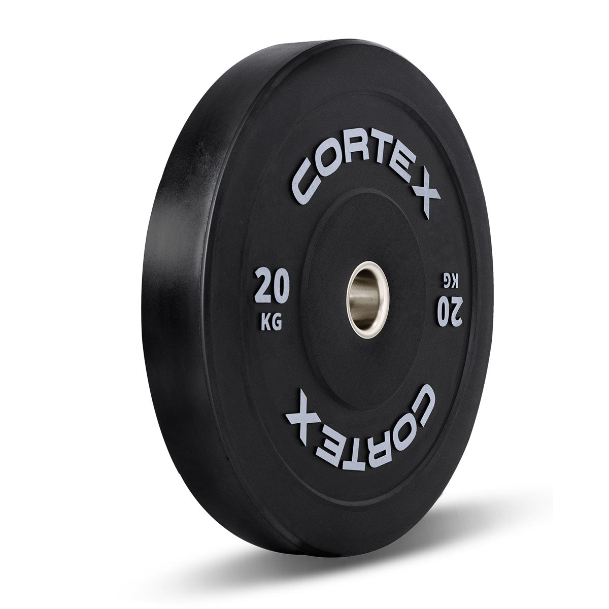 CORTEX Black Series V3 Rubber Olympic Bumper Plate 50mm 20kg (2 Pack) Awezingly