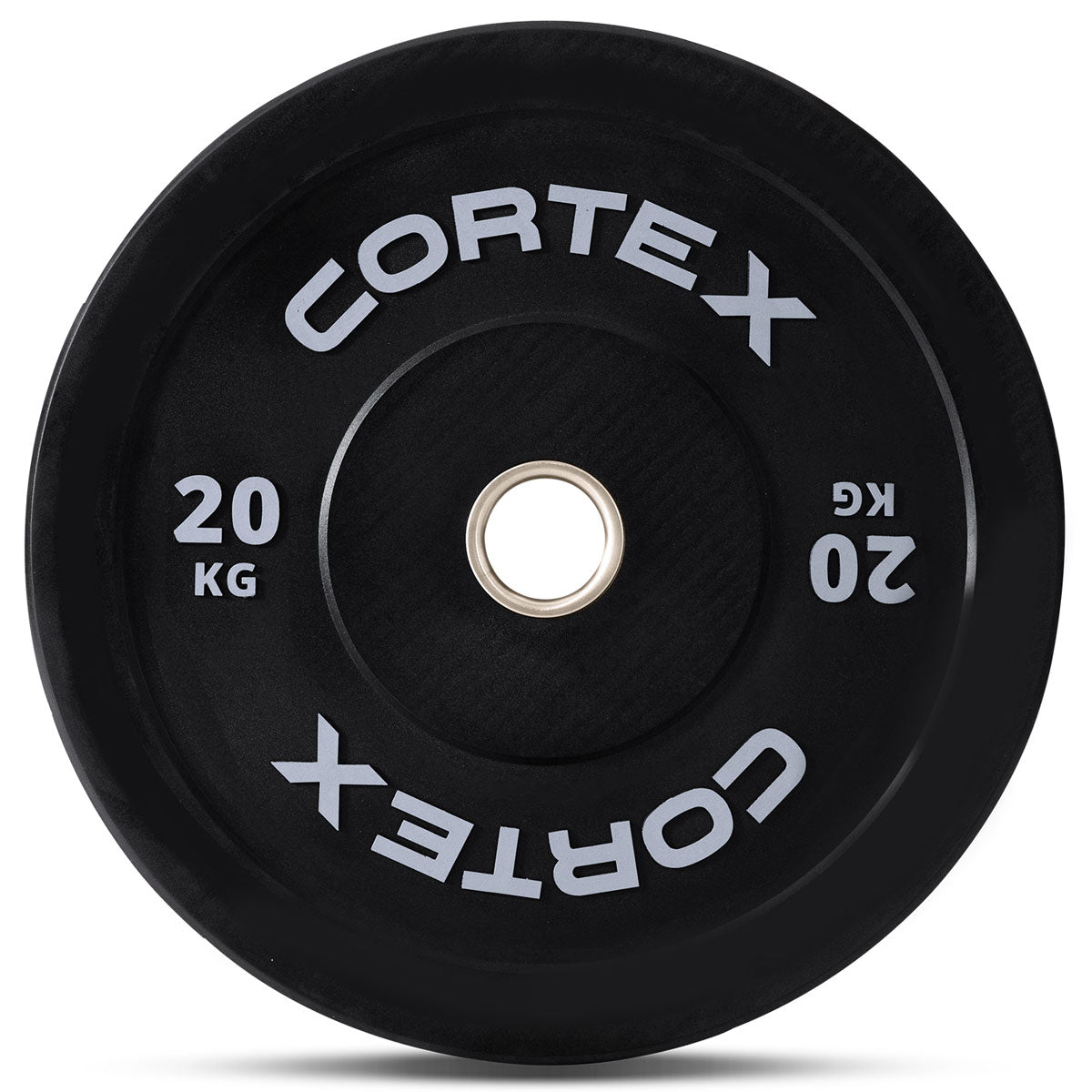 CORTEX Black Series V3 Rubber Olympic Bumper Plate 50mm 20kg (2 Pack) Awezingly