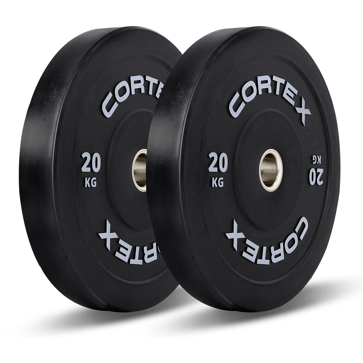 CORTEX 70kg Black Series V3 Rubber Olympic Bumper Plate Set A Awezingly