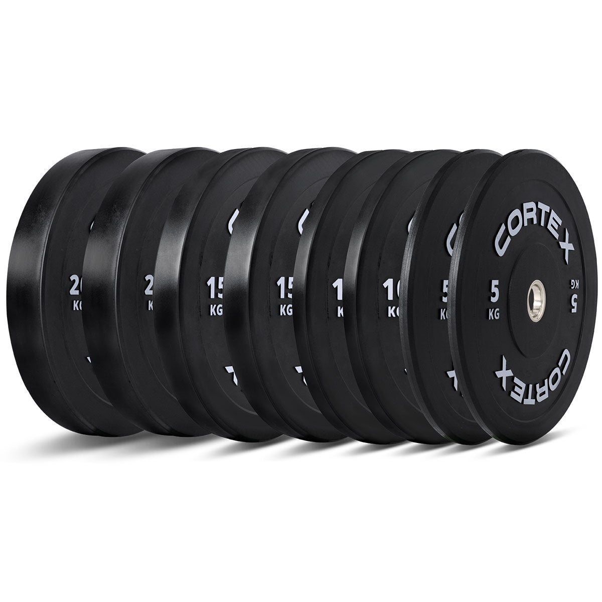 CORTEX 120kg Black Series V3 Bumper Plate Set Awezingly