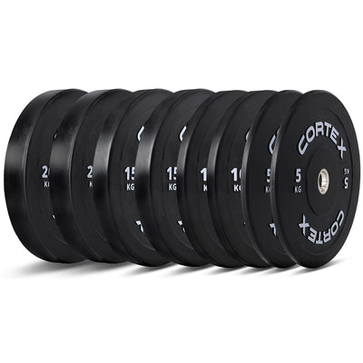CORTEX 120kg Black Series V3 Bumper Plate Set