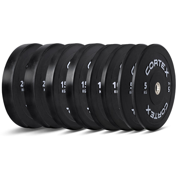 CORTEX 120kg Black Series V3 Bumper Plate Set Awezingly