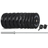 CORTEX 160kg Black Series V3 Bumper Plate Set