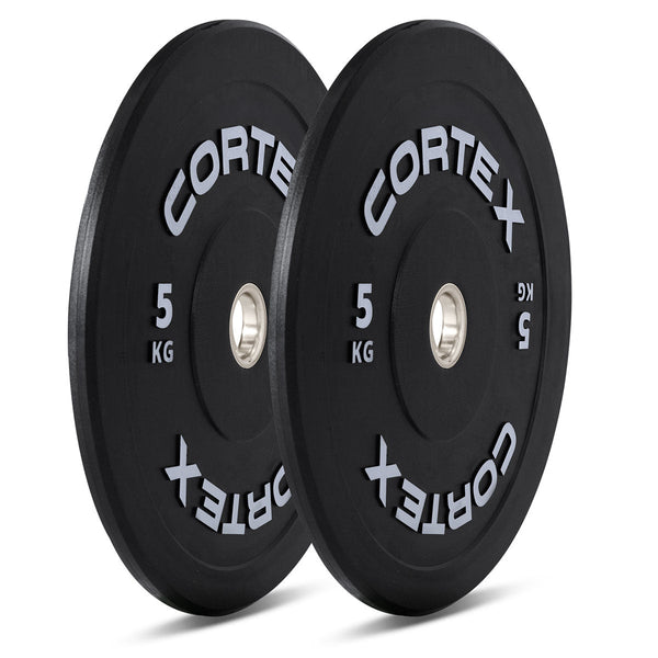 CORTEX 160kg Black Series V3 Bumper Plate Set Awezingly