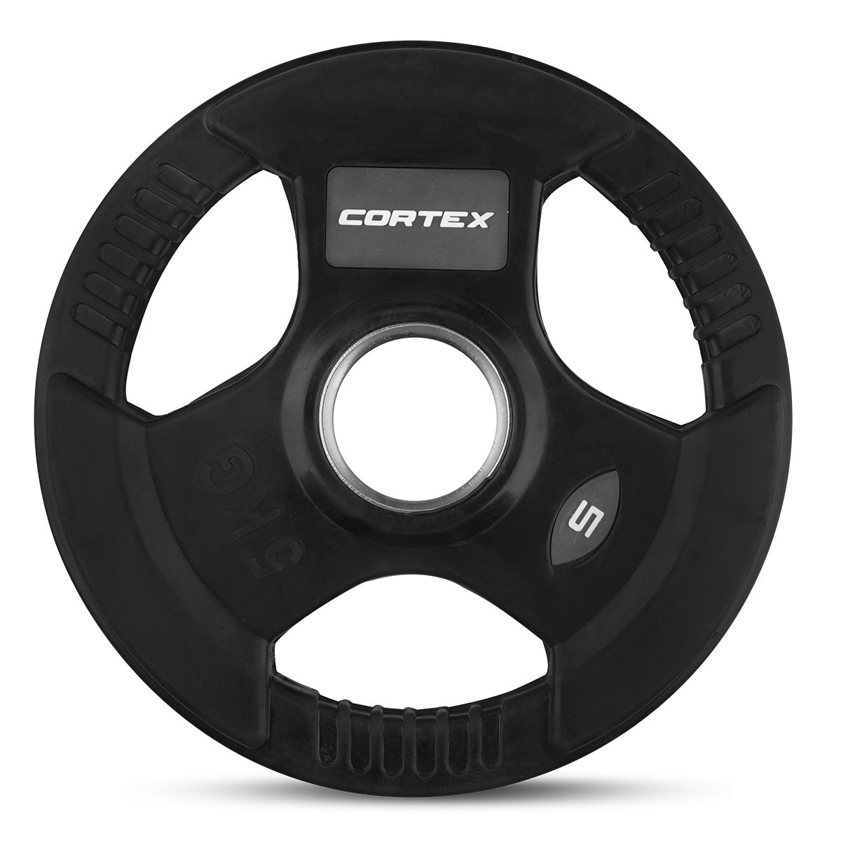 CORTEX 5kg Tri-Grip V2 50mm Olympic Plates (Pair) Awezingly