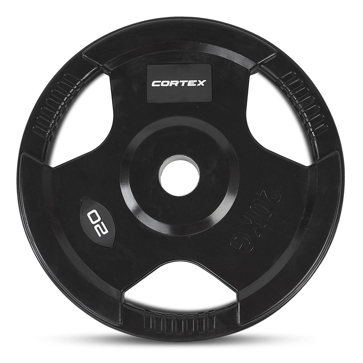 CORTEX 20kg Tri-Grip V2 50mm Olympic Plates (Pair) Awezingly