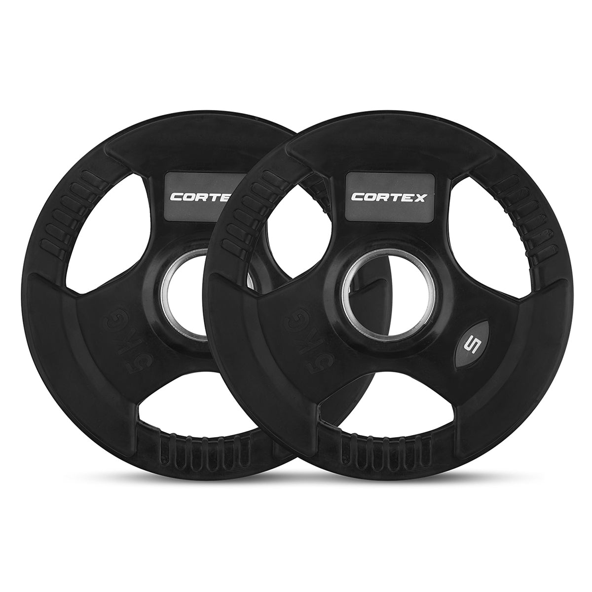 CORTEX 80kg Tri-Grip V2 50mm Olympic Plate Set Awezingly