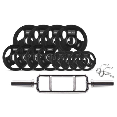 CORTEX 45kg Tri Bar V2 50mm Olympic Weight Set