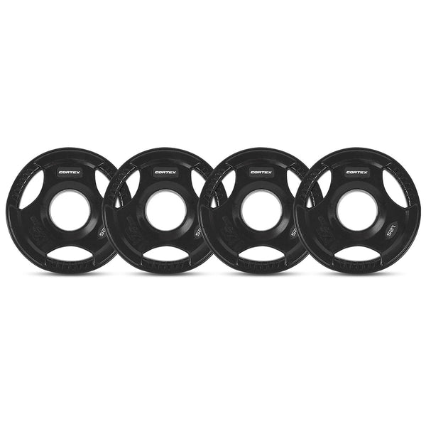 CORTEX 40kg Tri-Grip V2 50mm Olympic Curl Bar Set Awezingly