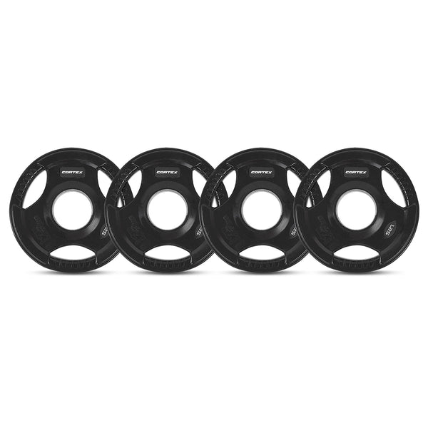 CORTEX 145kg Tri-Grip V2 50mm Olympic Plate Set Cortex