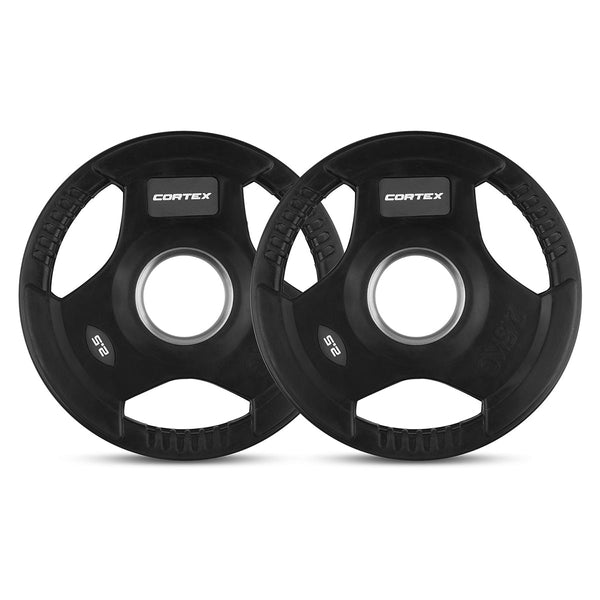 CORTEX 145kg Tri-Grip V2 50mm Olympic Plate Set Cortex