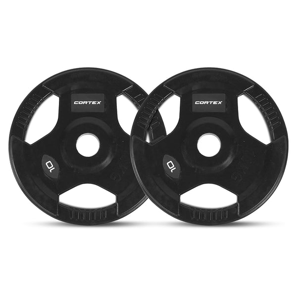 CORTEX 145kg Tri-Grip V2 50mm Olympic Plate Set Cortex