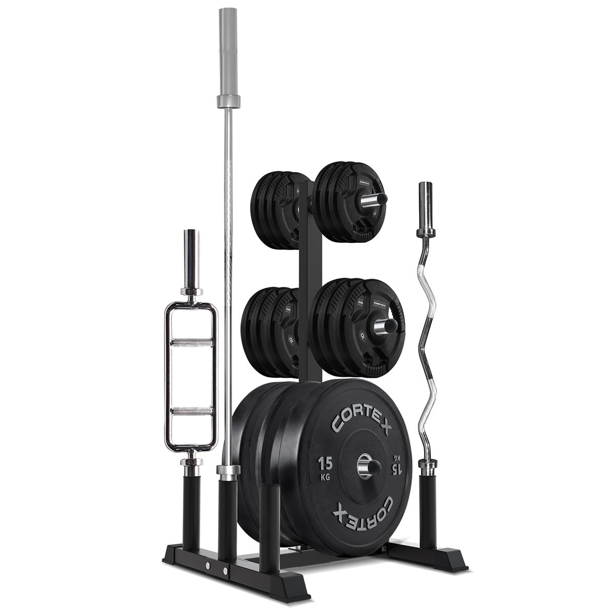 CORTEX Olympic Weight Tree with 6 Bar Holder (135cm) Awezingly