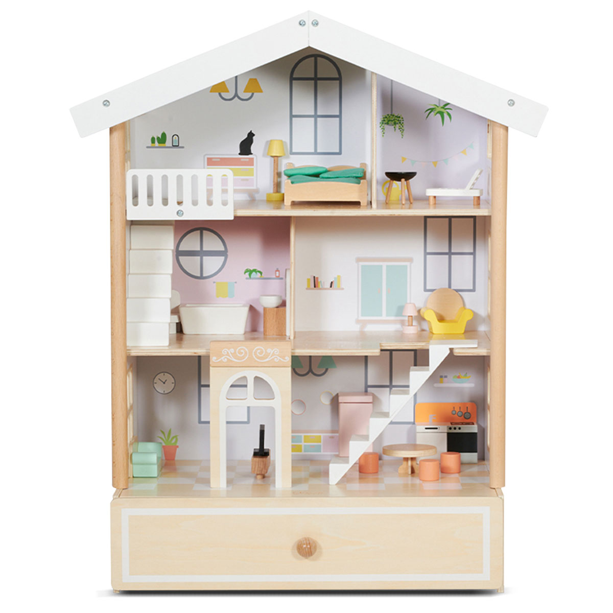 Classic World Happy Villa Dollhouse Cortex