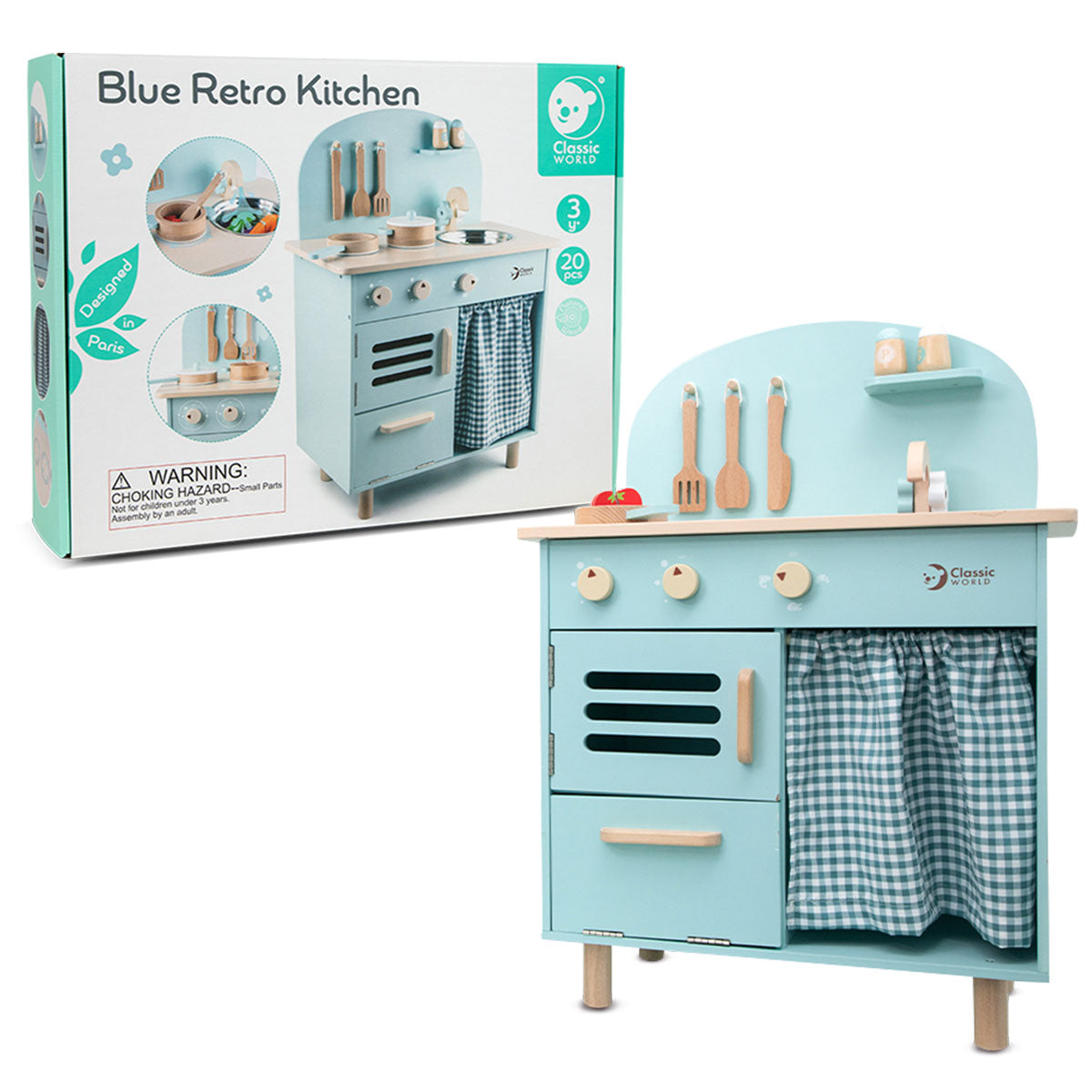 Classic World Blue Retro Kitchen Awezingly