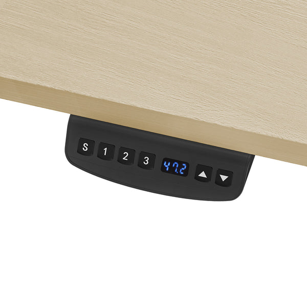 WalkingPad C2 Treadmill + ErgoDesk Automatic Standing Desk 1800mm in Oak/Black + Cable Management Tray Awezingly