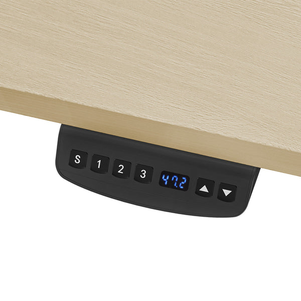 WalkingPad MC21 with Dual Motor Automatic Standing Desk 180cm in Oak and Cable Management Awezingly