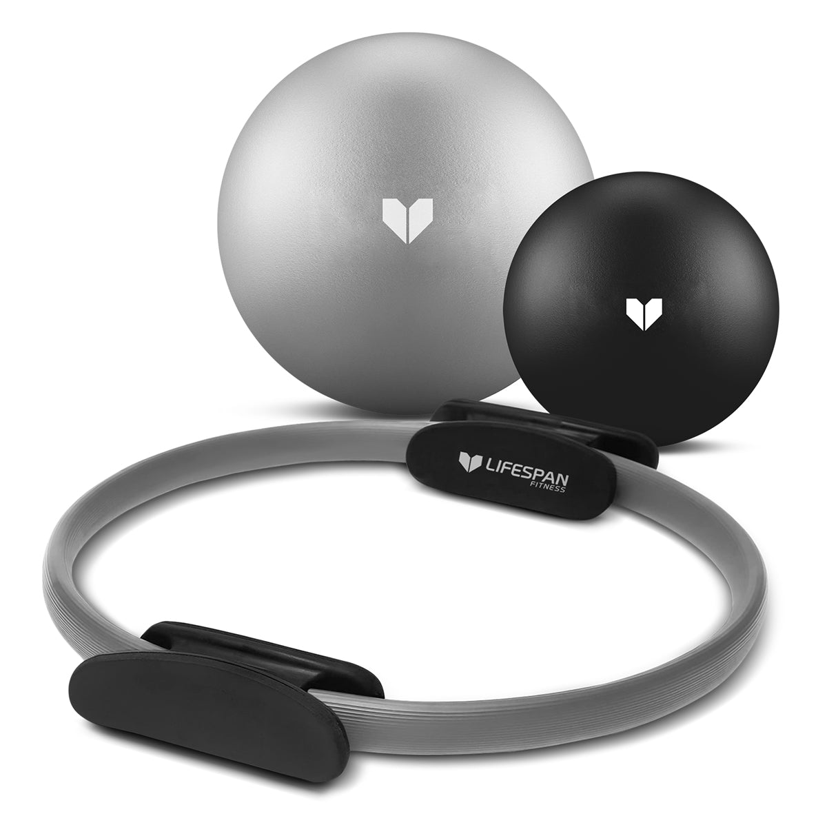 Lifespan Fitness Pilates Essentials Set - Pilates Ring with Small and Medium Pilates Ball Lifespan