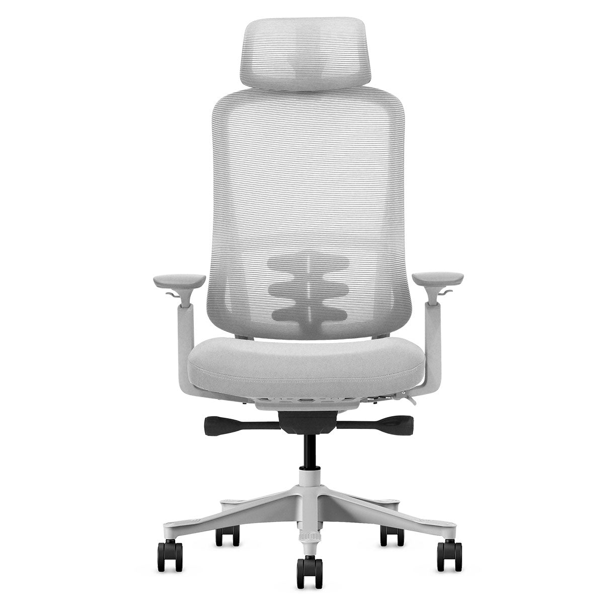 Lifespan Fitness DM8 Ergonomic Office Desk Chair (White/Grey) Awezingly