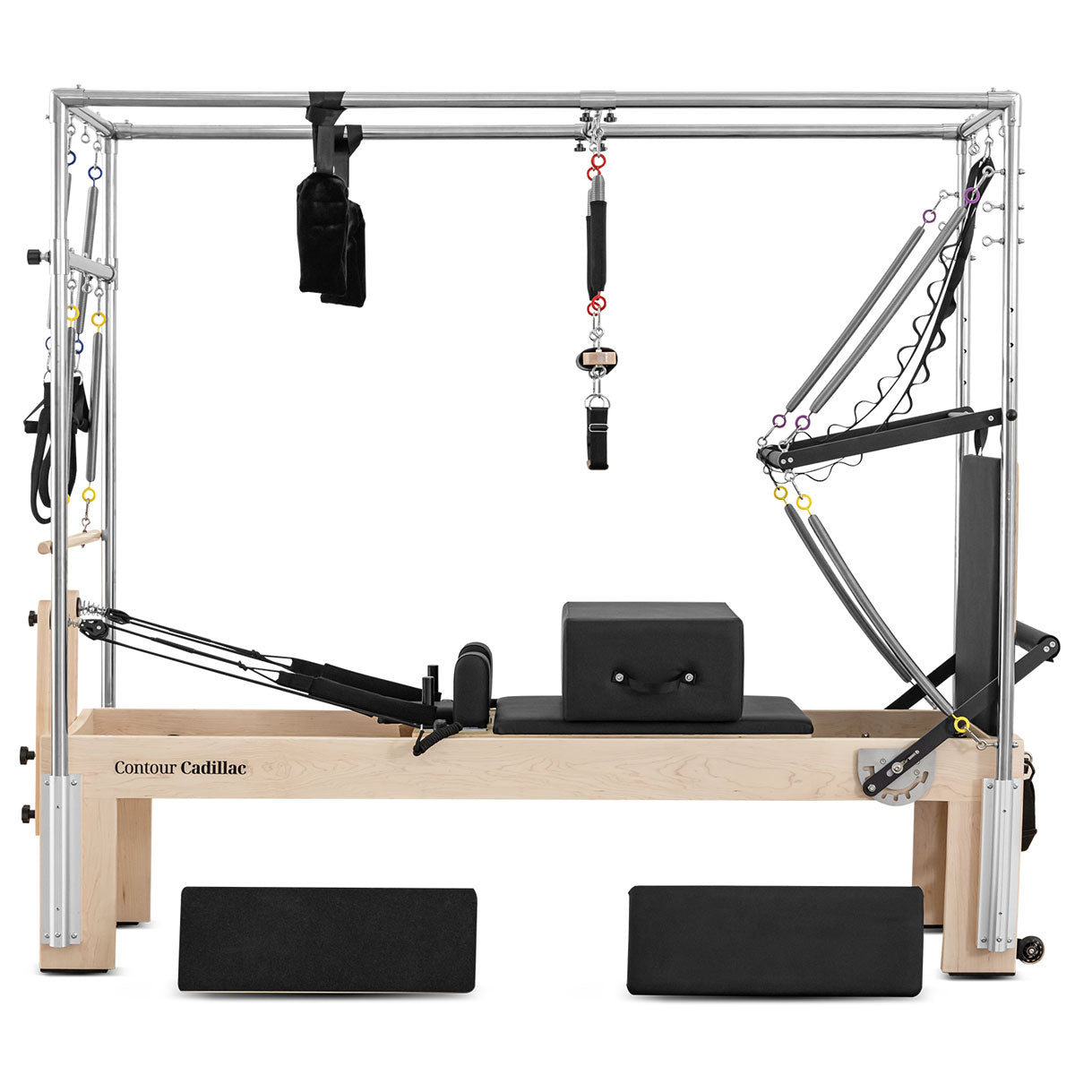 Lifespan Fitness Contour Cadillac Pilates Reformer with Full Trapeze Table (Black) Awezingly