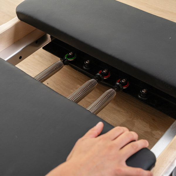 Lifespan Fitness Contour 2 Folding Wood Pilates Reformer Set Lifespan