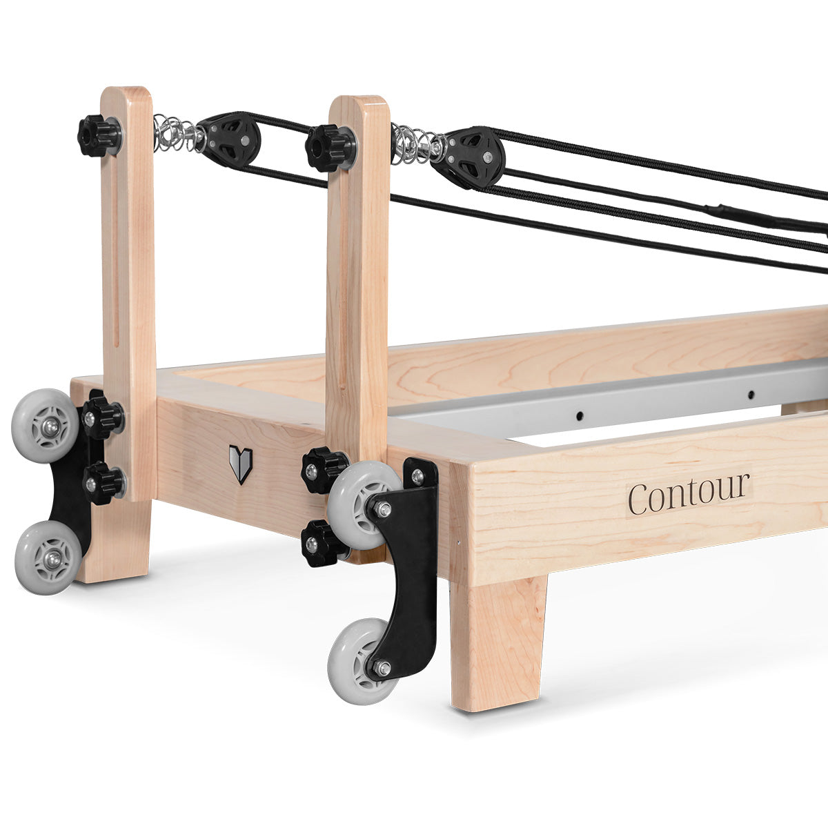 Lifespan Fitness Contour 2 Folding Wood Pilates Reformer Set Lifespan