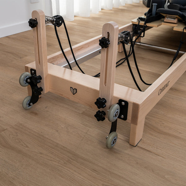 Lifespan Fitness Contour 2 Folding Wood Pilates Reformer Set Lifespan