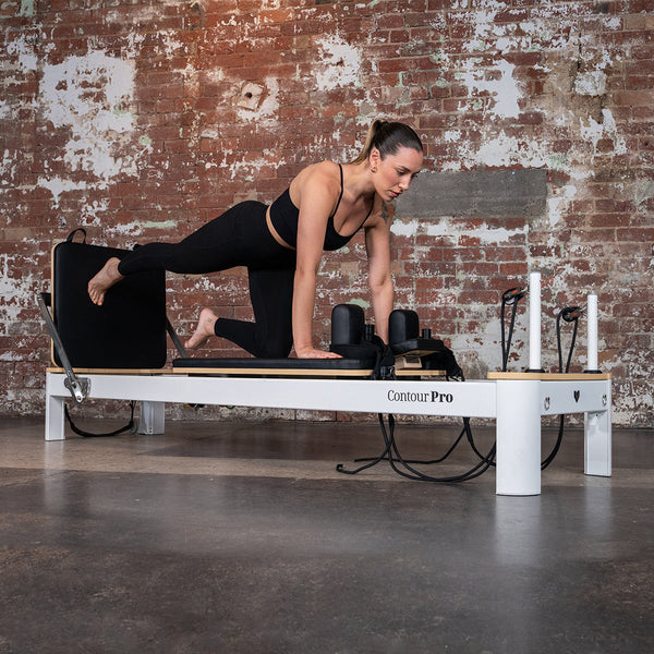Lifespan Fitness Contour Pro Studio Aluminium Reformer Pilates Bed Set Lifespan