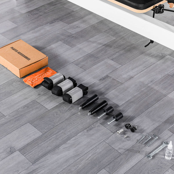 Lifespan Fitness Contour Pro Studio Aluminium Reformer Pilates Bed Set Lifespan