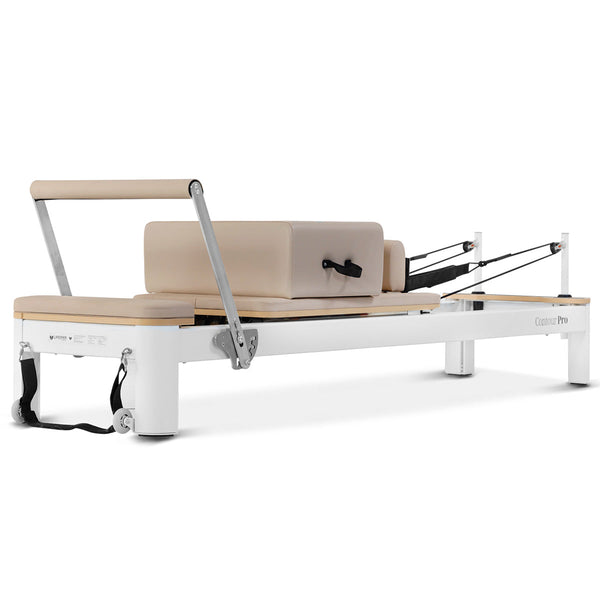 Lifespan Fitness Contour Pro Aluminum Pilates Reformer Bed Set (Beige) Lifespan
