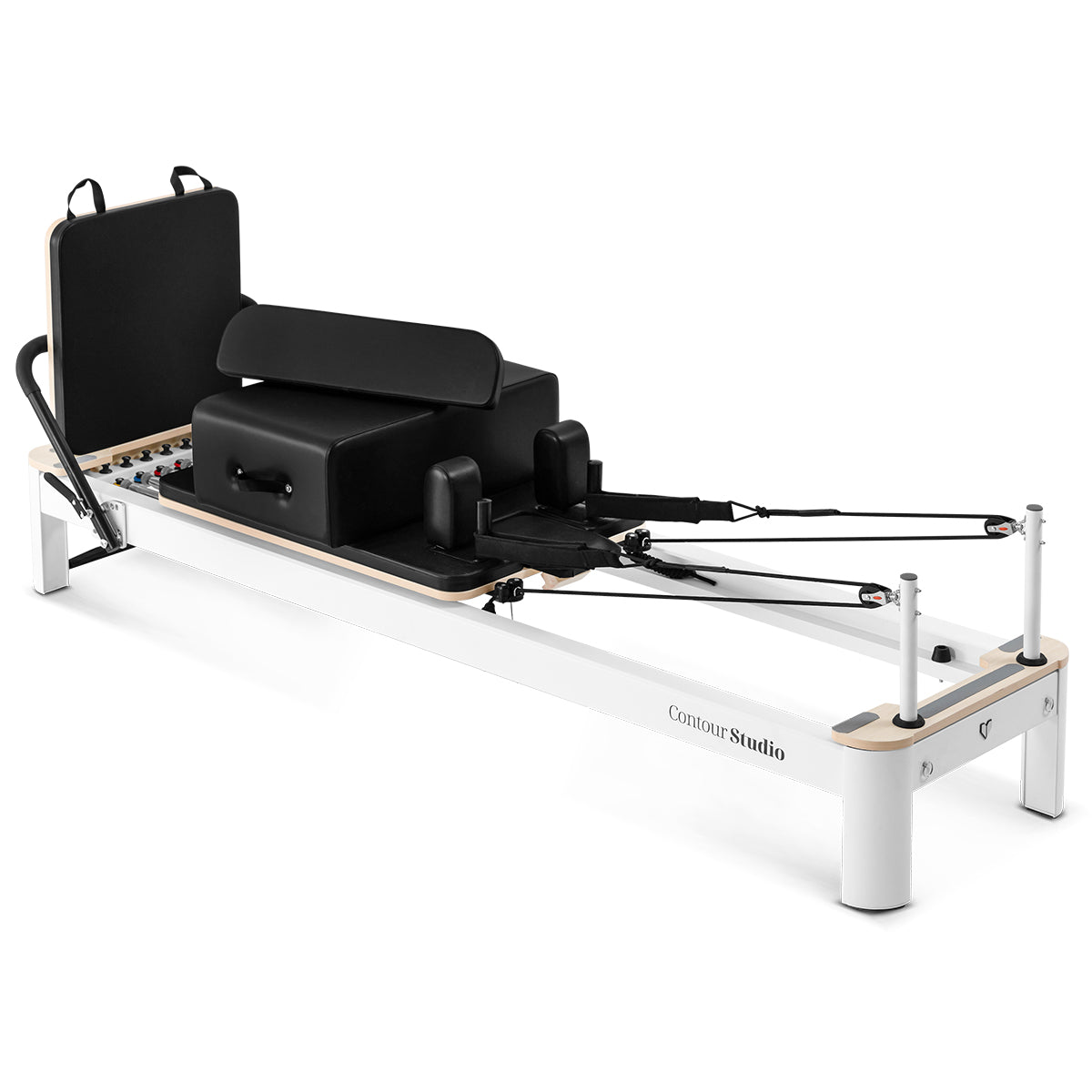 Lifespan Fitness Contour Studio Commercial Pilates Reformer Bed Set Lifespan