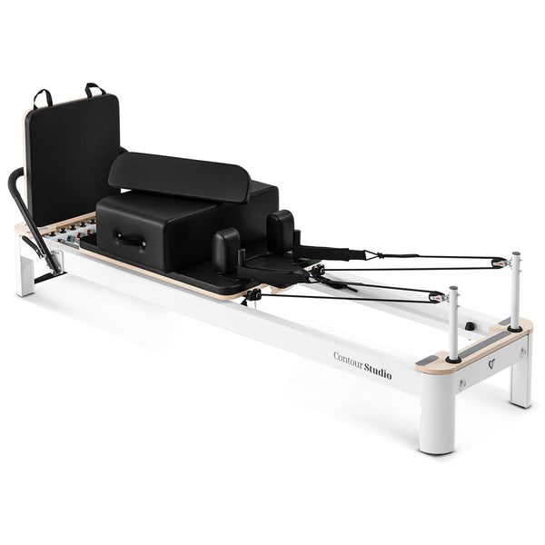 Lifespan Fitness Contour Studio Commercial Pilates Reformer Bed Set Lifespan