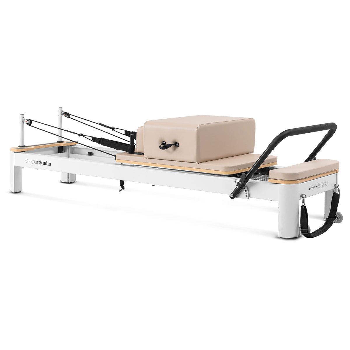 Lifespan Fitness Contour Studio Commercial Pilates Reformer Bed Set (Beige) Lifespan