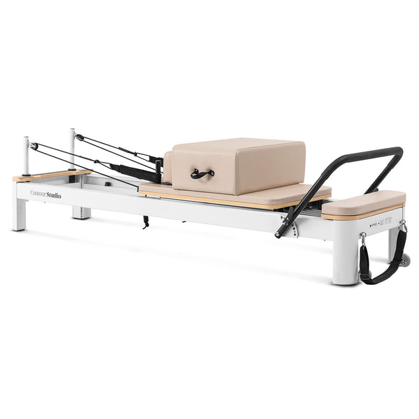 Lifespan Fitness Contour Studio Commercial Pilates Reformer Bed Set (Beige) Lifespan