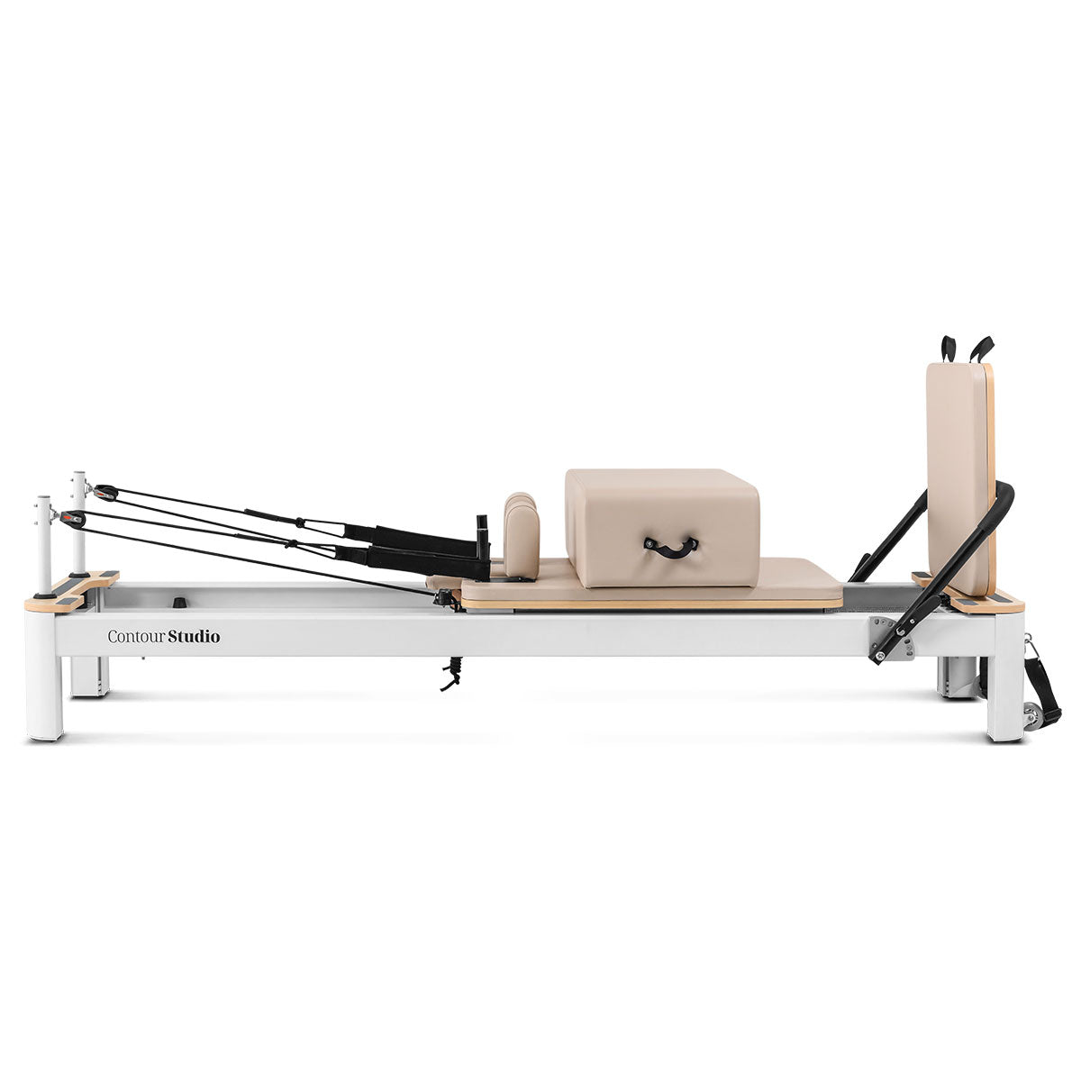 Lifespan Fitness Contour Studio Commercial Pilates Reformer Bed Set (Beige) Lifespan