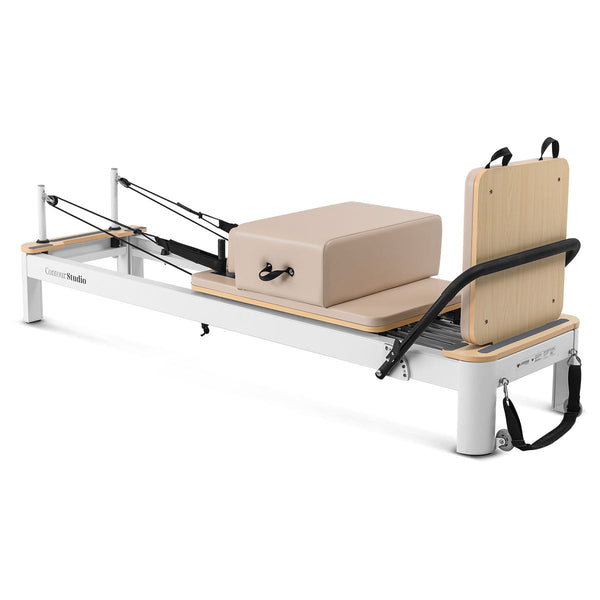 Lifespan Fitness Contour Studio Commercial Pilates Reformer Bed Set (Beige) Lifespan