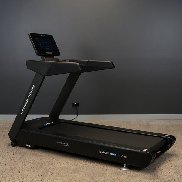 Lifespan Fitness Tempest CRX Commercial Smart Treadmill with 15.6