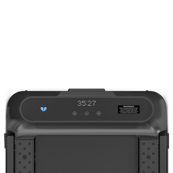 Lifespan Fitness V-FOLD Treadmill with ErgoDesk Automatic Standing Desk 1500mm in White/Black Awezingly