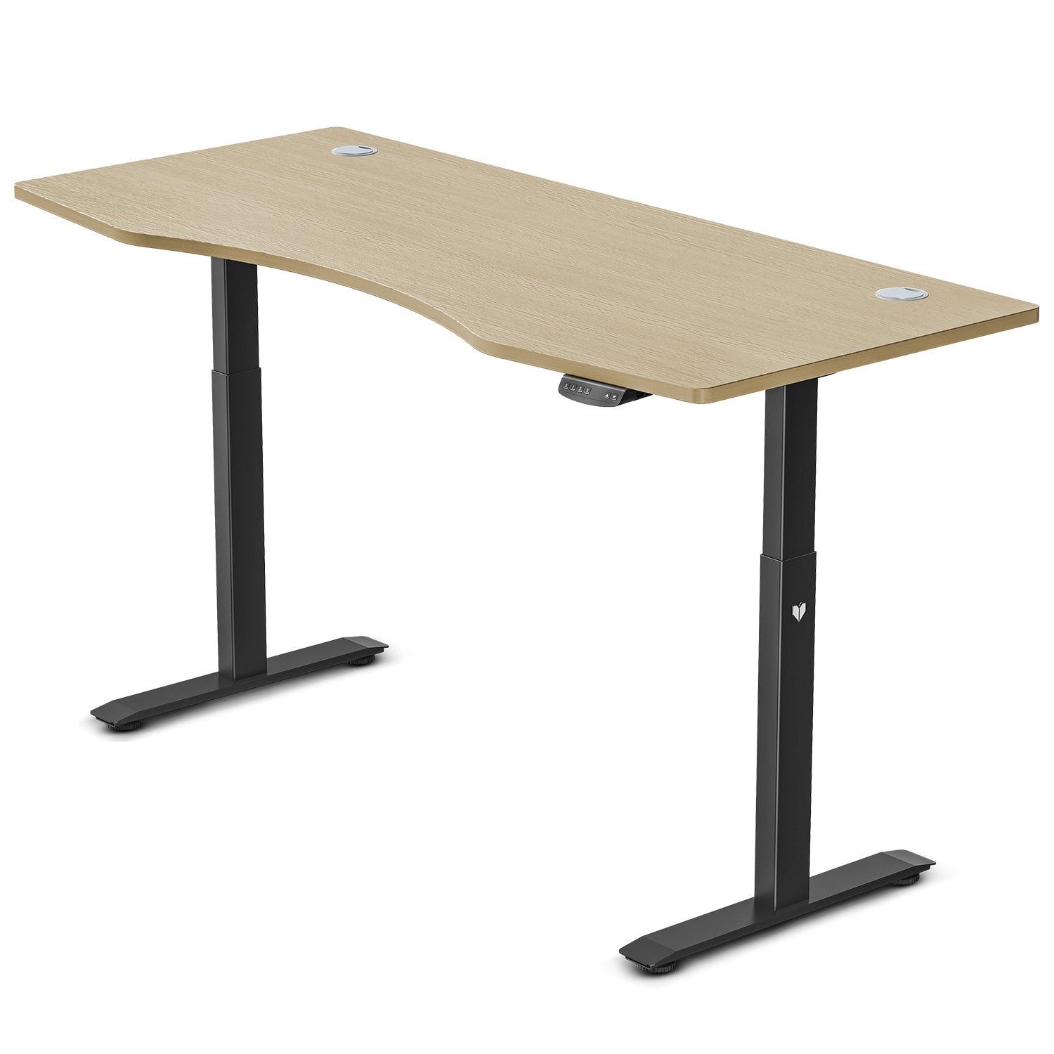 Lifespan Fitness V-FOLD Treadmill with ErgoDesk Automatic Standing Desk 1500mm in Oak/Black Awezingly