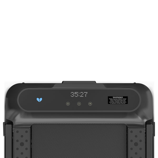 Lifespan Fitness V-FOLD Treadmill with ErgoDesk Automatic Standing Desk 1800mm in Oak/Black Awezingly