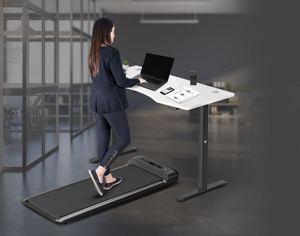 Lifespan Fitness Walkingpad M2 Treadmill with Dual Motor Automatic Standing Desk 150cm in White/Black Awezingly