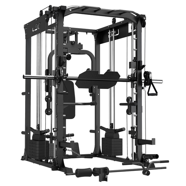 LSG GRK200 10-in-1 Home Gym Station, Power Rack, Smith Machine and Cable Crossover lsg