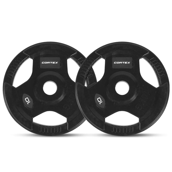 LSG GRK200 with FID Bench, 90kg Olympic Weights - Barbell and Rubber Tri-Grip Plates Awezingly